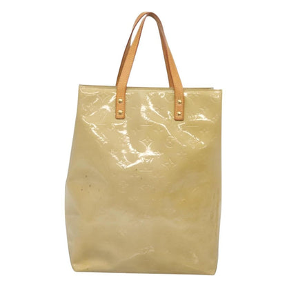 Louis Vuitton Reade Handbag Monogram Vernis, Beige, Patent Leather, Handbag