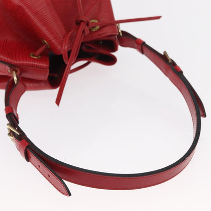 Louis Vuitton Petit Noe NM Handbag Epi Leather, RED, LEATHER, Shoulder bag