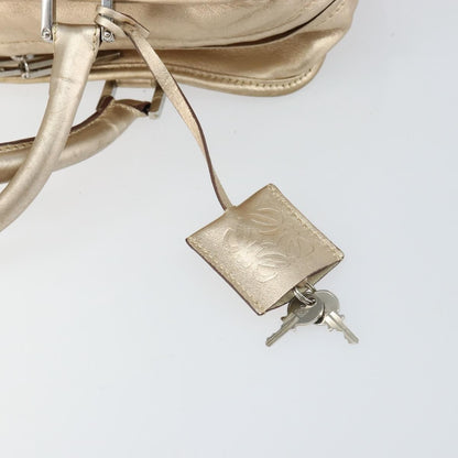 Loewe Amazona Bag Leather, GOLD, LEATHER, Handbag