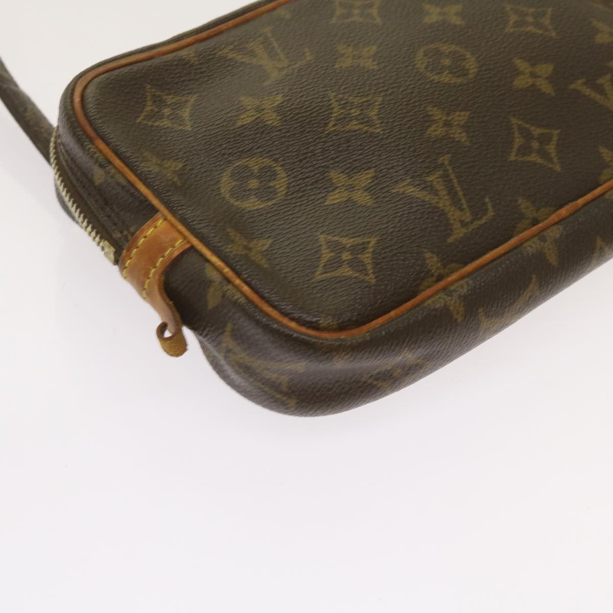 Louis Vuitton Pochette Marly Bandouliere Bag Monogram Canvas, BROWN, CANVAS, Crossbody bag