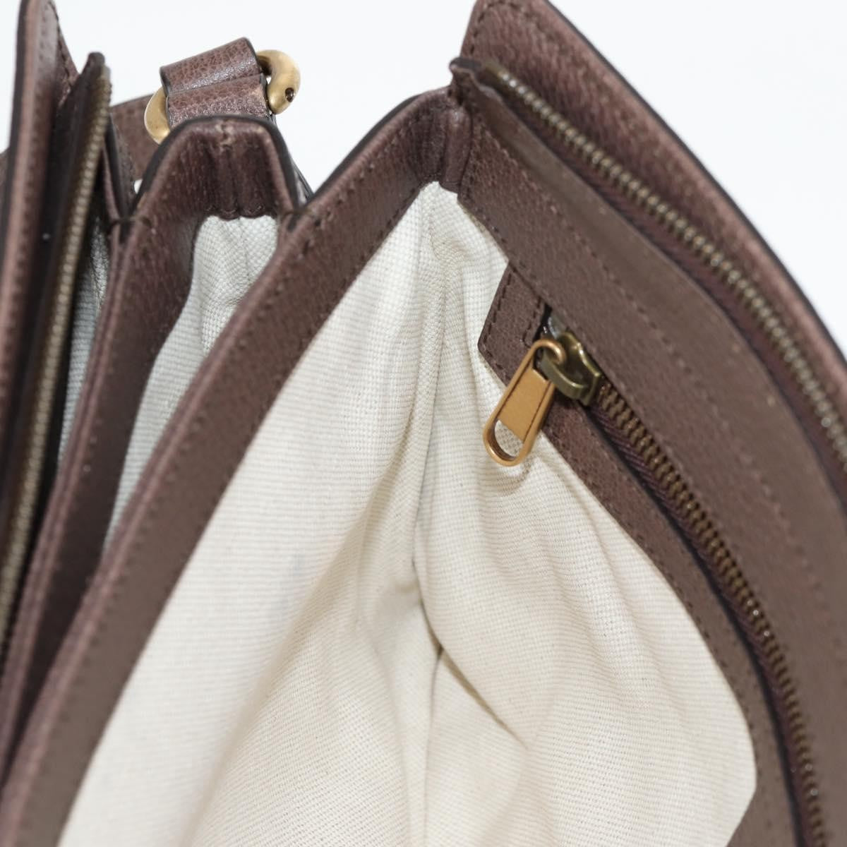 Gucci Ophidia Zip Shoulder Bag GG Coated Canvas, BEIGE, CANVAS, Shoulder bag