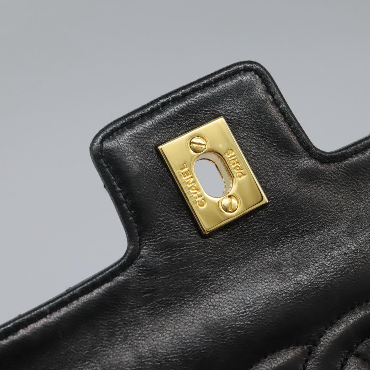 Chanel CC Turnlock Top Handle Flap Bag Patent leather, BLACK, PATENT_LEATHER, Handbag