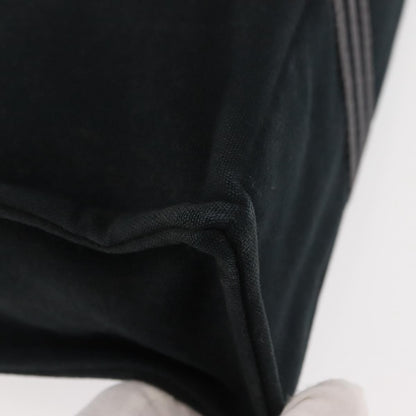 Hermes Fourre Tout Tote Canvas, BLACK, CANVAS, Tote bag