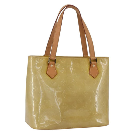 Louis Vuitton Houston Handbag Monogram Vernis, BEIGE, PATENT_LEATHER, Handbag