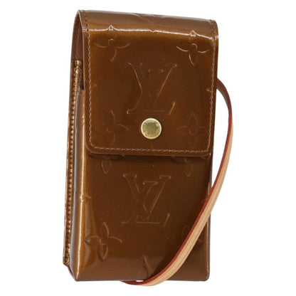 Louis Vuitton Walker Cigarette Case Holder Monogram Vernis, BROWN, PATENT_LEATHER, Clutche & pouche