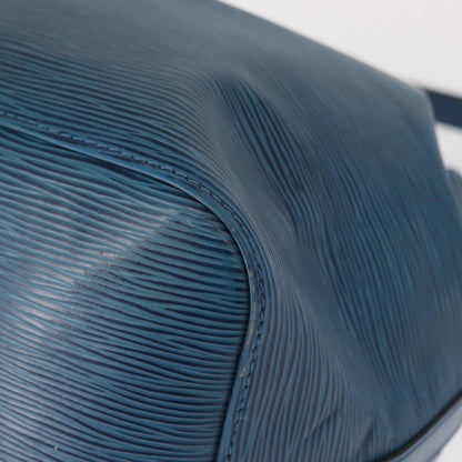 Louis Vuitton Petit Noe Handbag Epi Leather, BLUE, LEATHER, Shoulder bag