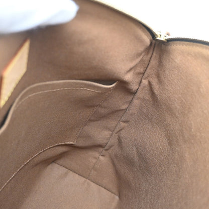 Louis Vuitton Lockit Handbag Monogram Canvas, BROWN, CANVAS, Handbag