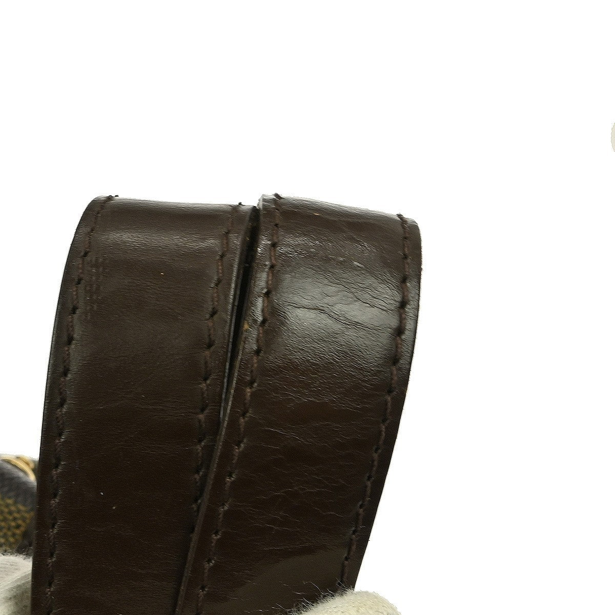 Louis Vuitton Hampstead Handbag Damier, BROWN, CANVAS, Handbag