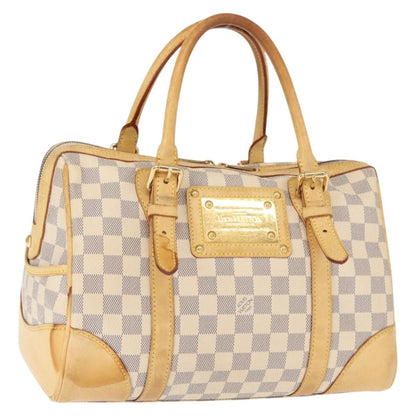 Louis Vuitton Berkeley Handbag Damier, BEIGE, CANVAS, Handbag
