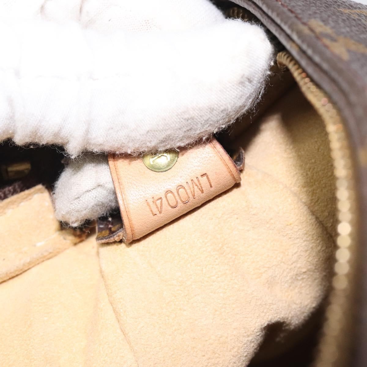 Louis Vuitton Looping Handbag Monogram Canvas, BROWN, CANVAS, Handbag