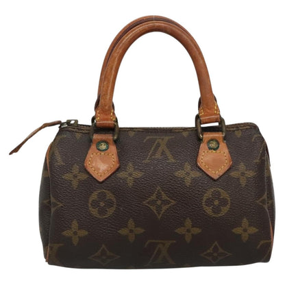 Louis Vuitton Speedy Mini HL Handbag Monogram Canvas, BROWN, CANVAS, Handbag