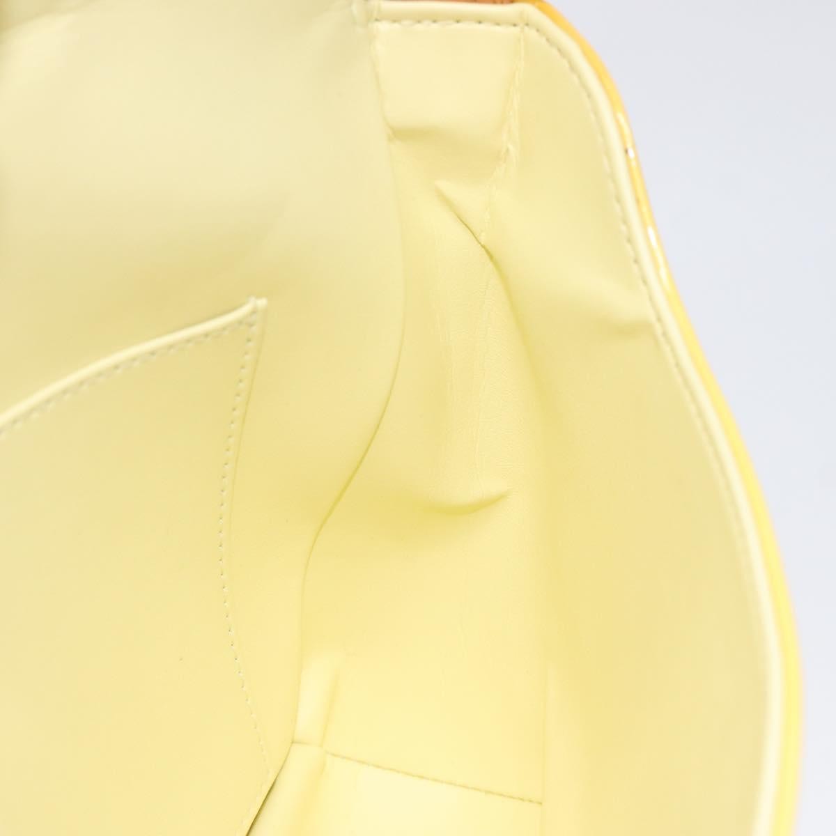 Louis Vuitton Thompson Street Handbag Monogram Vernis, YELLOW, PATENT_LEATHER, Handbag