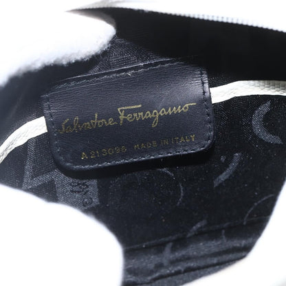 Salvatore Ferragamo Vala Shoulder Bag Leather, WHITE, LEATHER, Shoulder bag