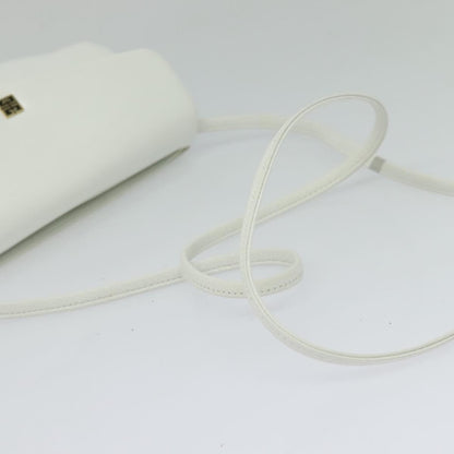 Givenchy Vintage 4G shoulder bag Leather, WHITE, LEATHER, Shoulder bag