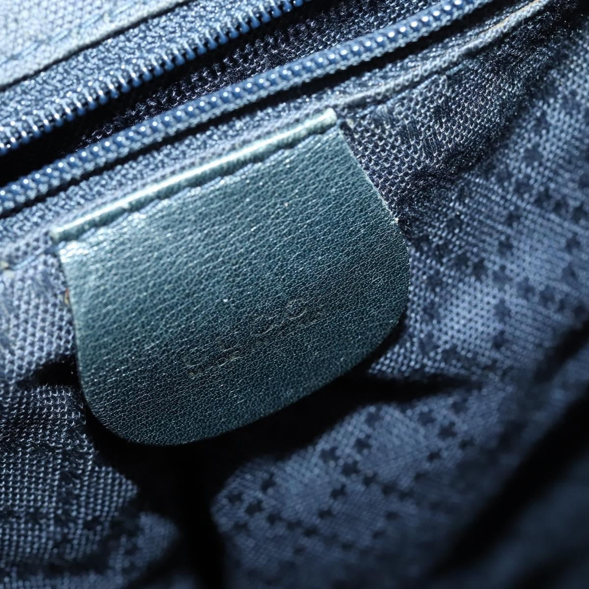 Gucci Vintage Bamboo Backpack Leather, BLACK, LEATHER, Backpack