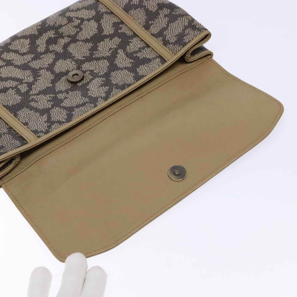 Saint Laurent Vintage Clutch PVC, BEIGE, PVC, Clutche & pouche