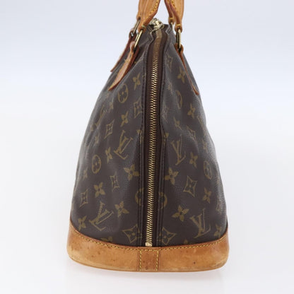 Louis Vuitton Vintage Alma Handbag Monogram Canvas, BROWN, CANVAS, Handbag