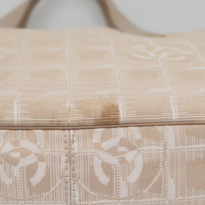 Chanel Travel Line Tote Nylon, BEIGE, NYLON, Tote bag