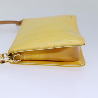 Louis Vuitton Lexington Pochette Monogram Vernis, YELLOW, PATENT_LEATHER, Clutche & pouche
