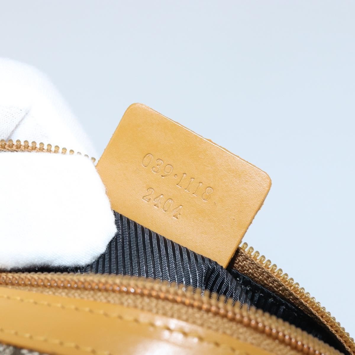 Gucci Vintage Toiletry Pouch GG Canvas, BEIGE, CANVAS, Clutche & pouche