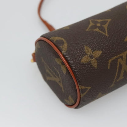 Louis Vuitton Papillon Pochette Monogram Canvas, BROWN, CANVAS, Clutche & pouche
