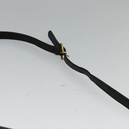 Celine Envelope Shoulder Bag Leather, BLACK, LEATHER, Shoulder bag