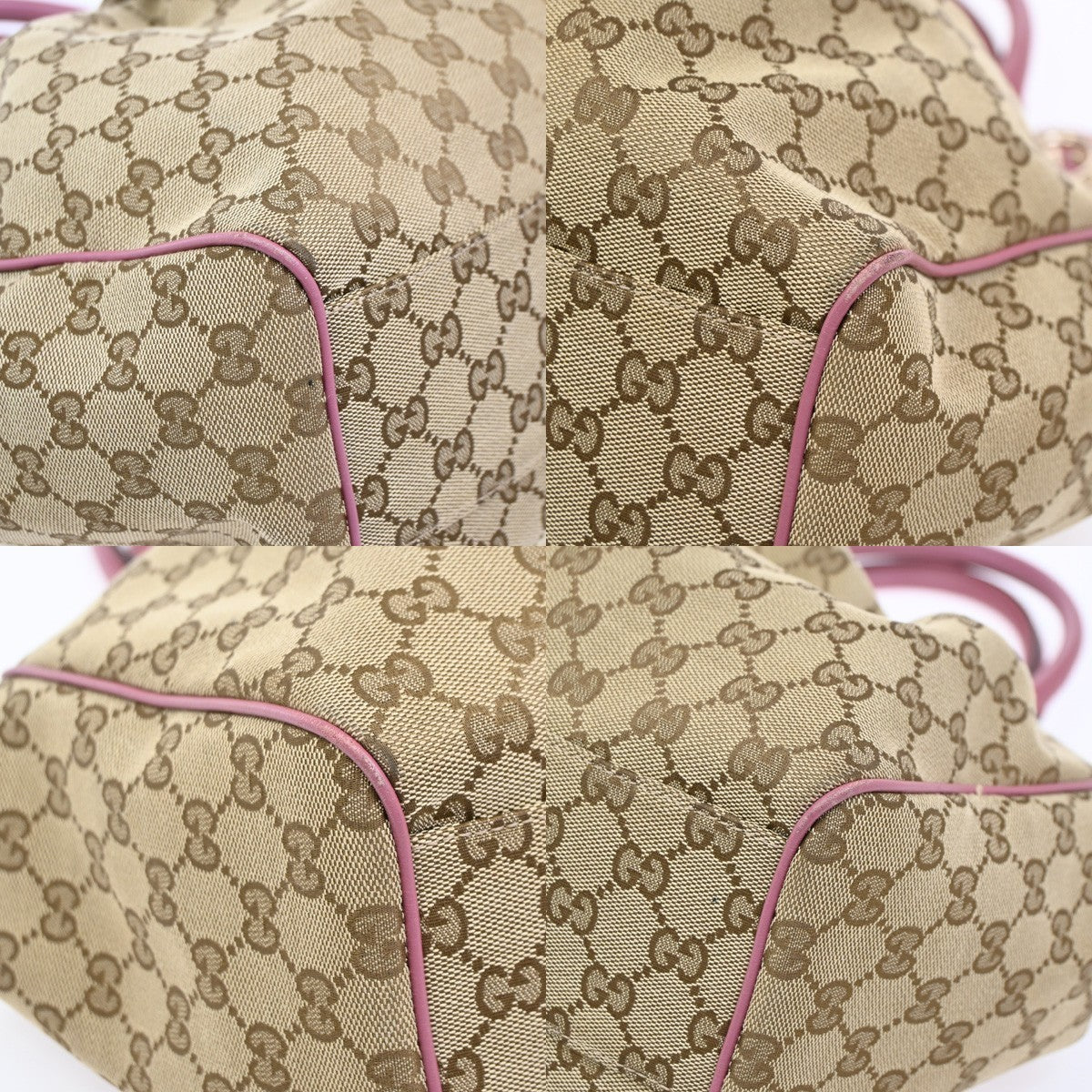 Gucci Sukey Tote GG Canvas, BEIGE, CANVAS, Handbag