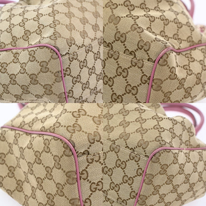 Gucci Sukey Tote GG Canvas, BEIGE, CANVAS, Handbag