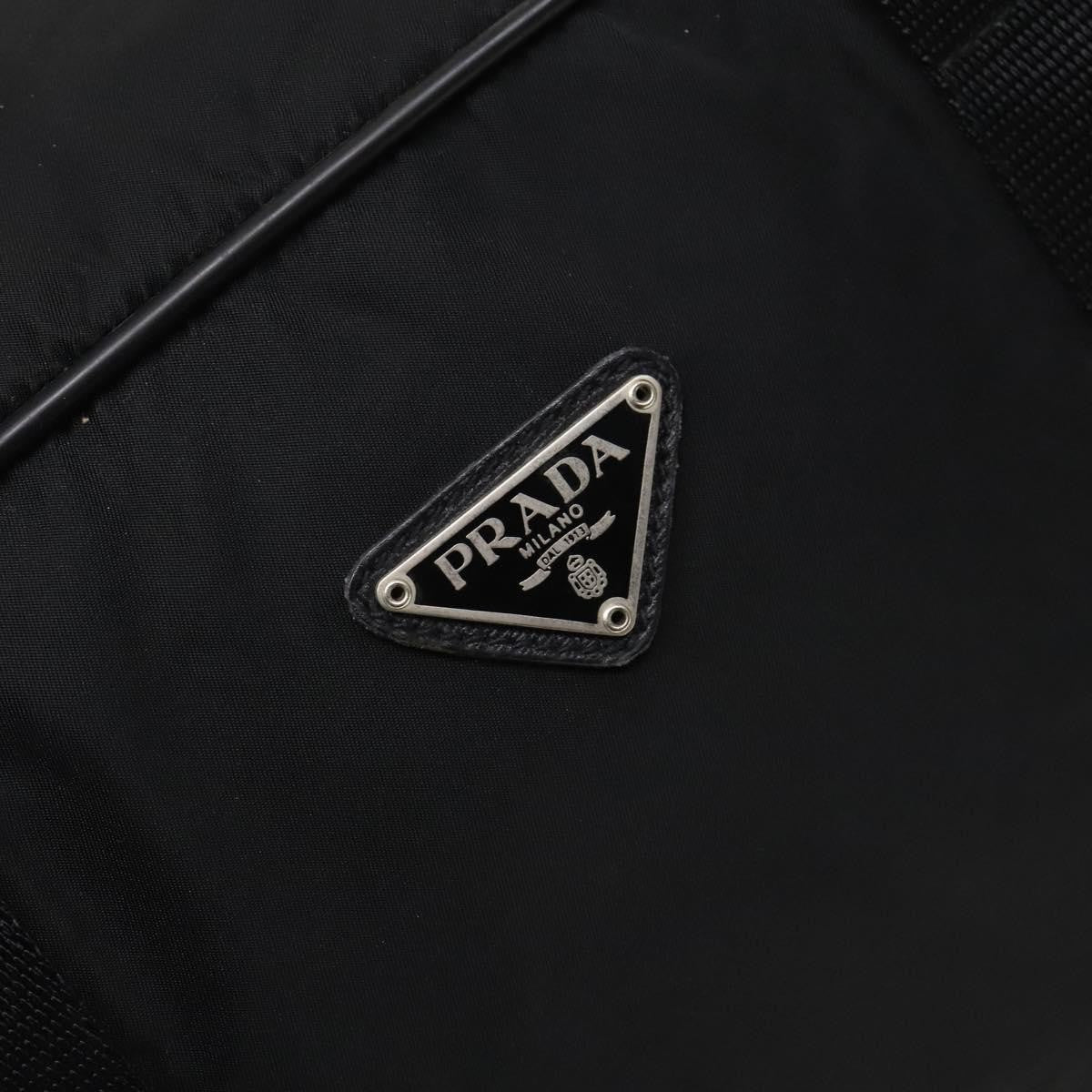 Prada Boston Bag Tessuto, BLACK, NYLON, Travel bag