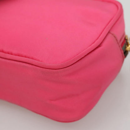 Prada Bow Camera Crossbody Bag Tessuto, PINK, NYLON, Clutche & pouche