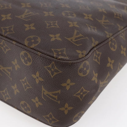 Louis Vuitton Looping Handbag Monogram Canvas, BROWN, CANVAS, Shoulder bag