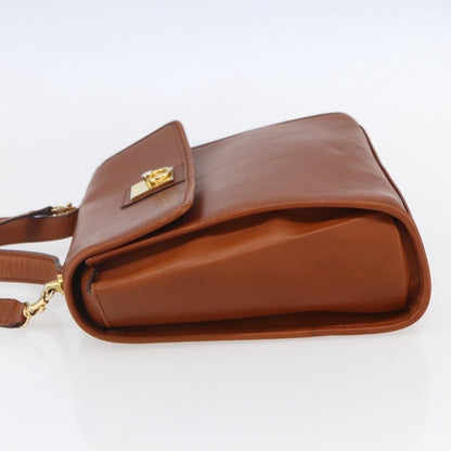 Celine Handbag Leather, BROWN, LEATHER, Handbag