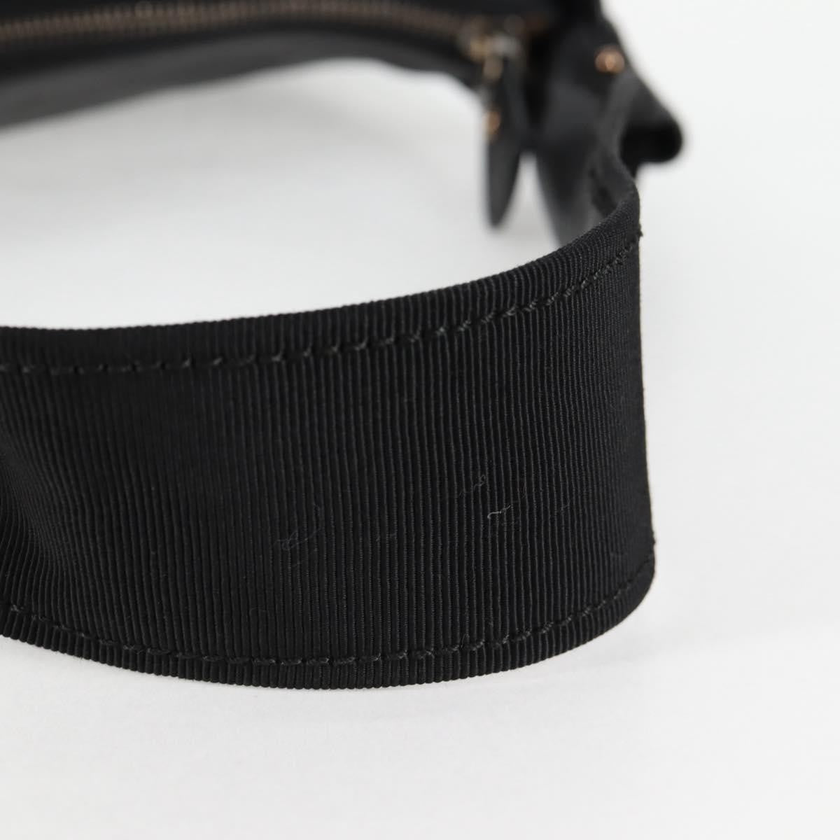 Salvatore Ferragamo Vala Shoulder Bag Leather, BLACK, LEATHER, Shoulder bag