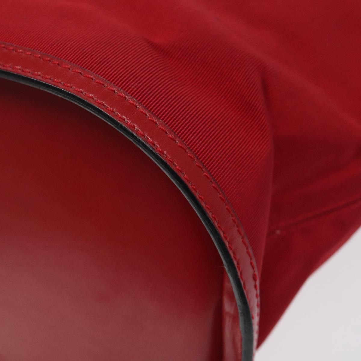 Celine Handbag Canvas, RED, CANVAS, Handbag