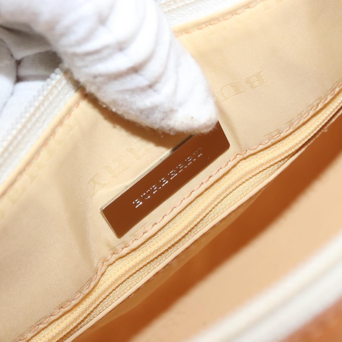 Burberry Vintage Handbag Canvas, BEIGE, CANVAS, Handbag