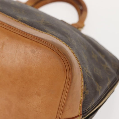Louis Vuitton Alma Handbag Monogram Canvas, BROWN, CANVAS, Handbag
