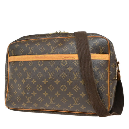 Louis Vuitton Reporter Bag Monogram Canvas, BROWN, CANVAS, Crossbody bag