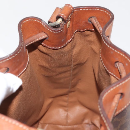 Celine Vintage Shoulder Bag Canvas, BROWN, CANVAS, Shoulder bag