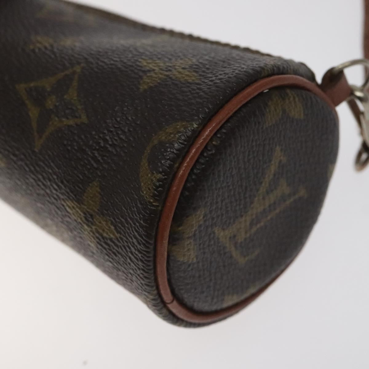 Louis Vuitton Papillon Pochette Monogram Canvas, BROWN, CANVAS, Handbag