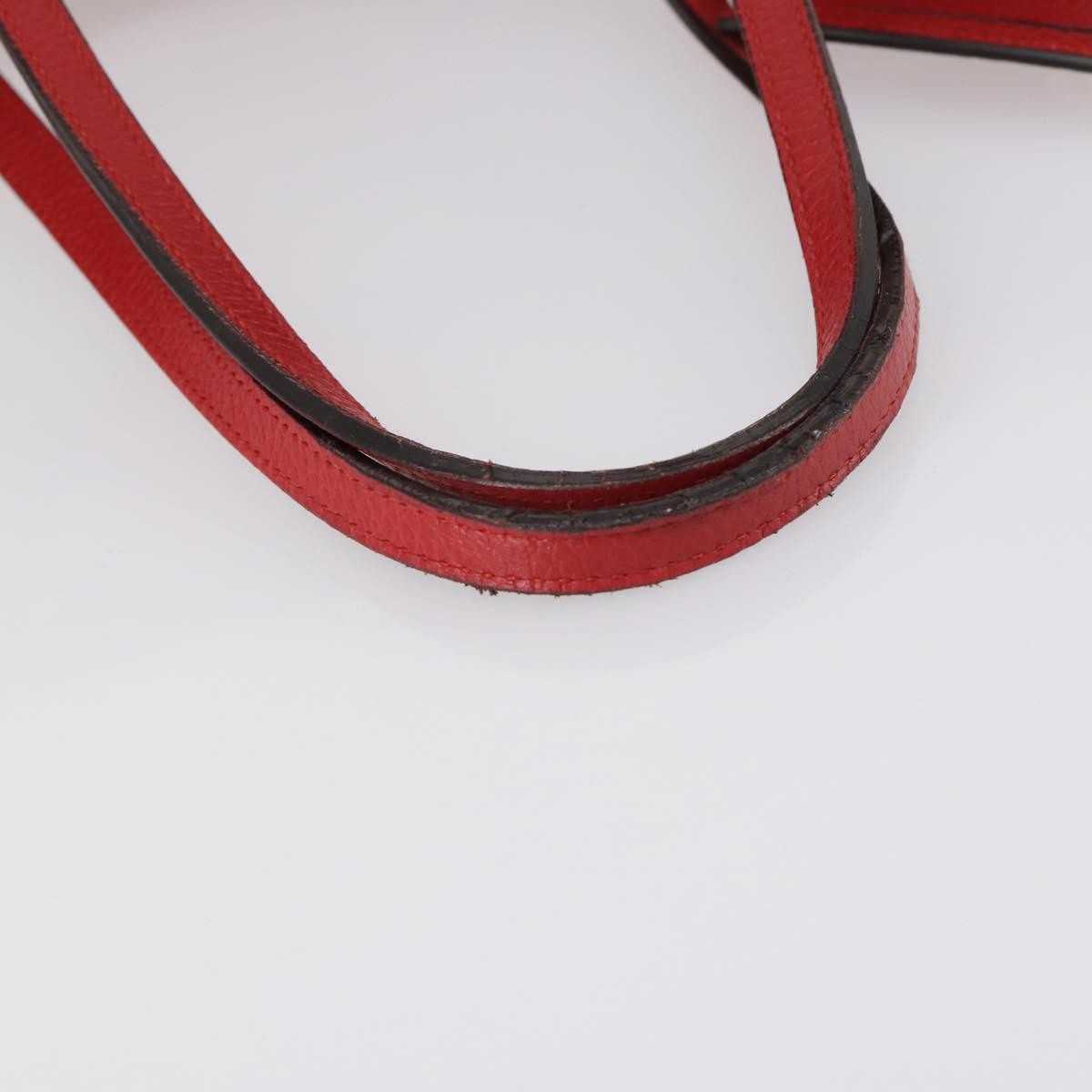 Gucci Swing Tote Leather, RED, LEATHER, Tote bag