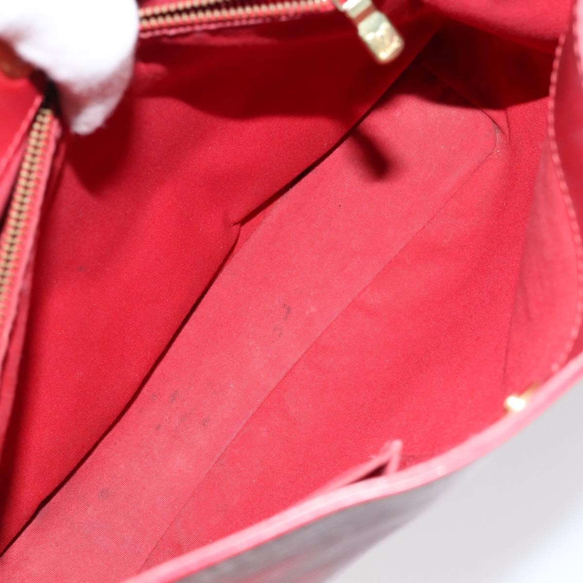Louis Vuitton Mandara Handbag Epi Leather, RED, LEATHER, Shoulder bag