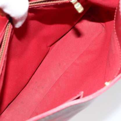 Louis Vuitton Mandara Handbag Epi Leather, RED, LEATHER, Shoulder bag