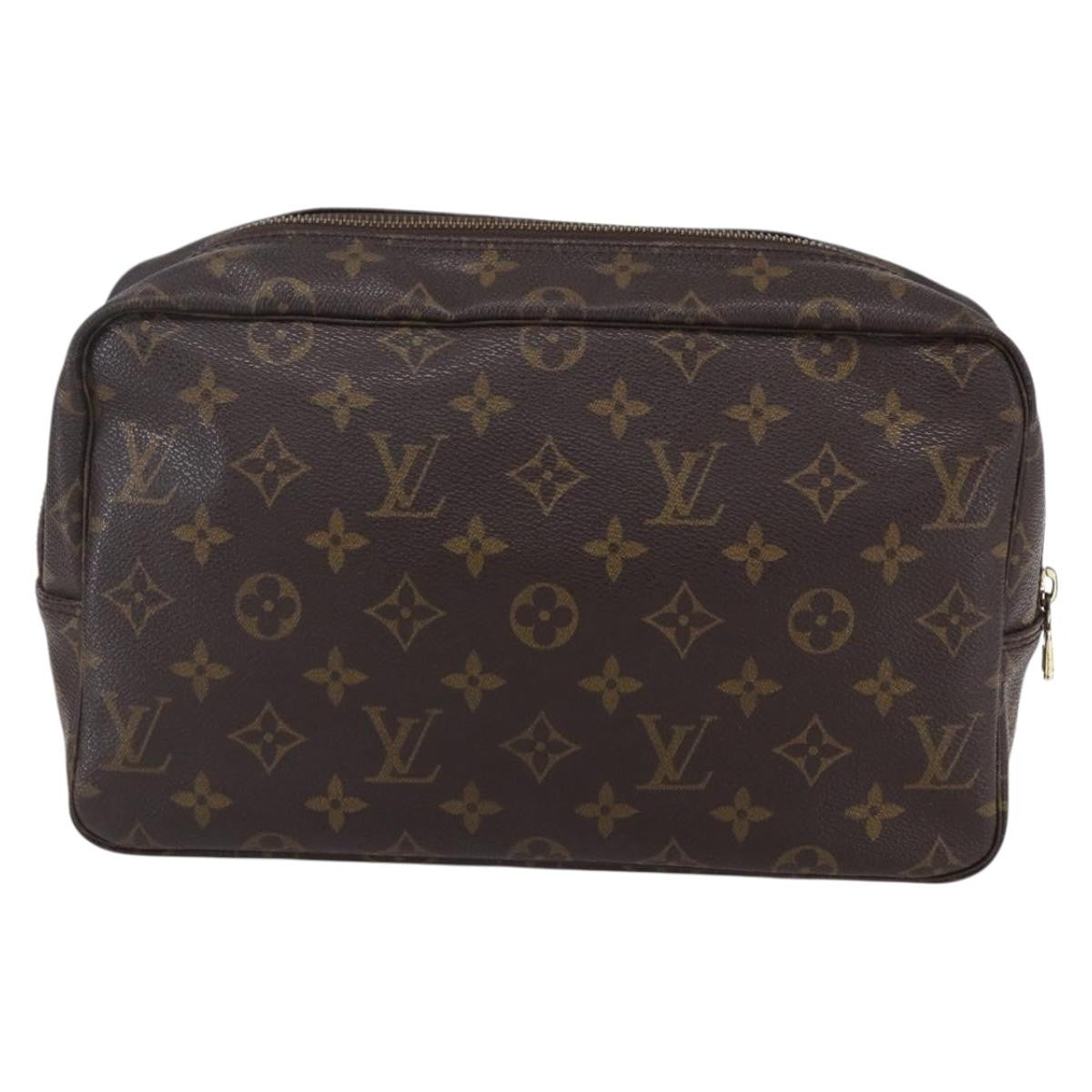Louis Vuitton Trousse Toilette Monogram Canvas, BROWN, CANVAS, Clutche & pouche
