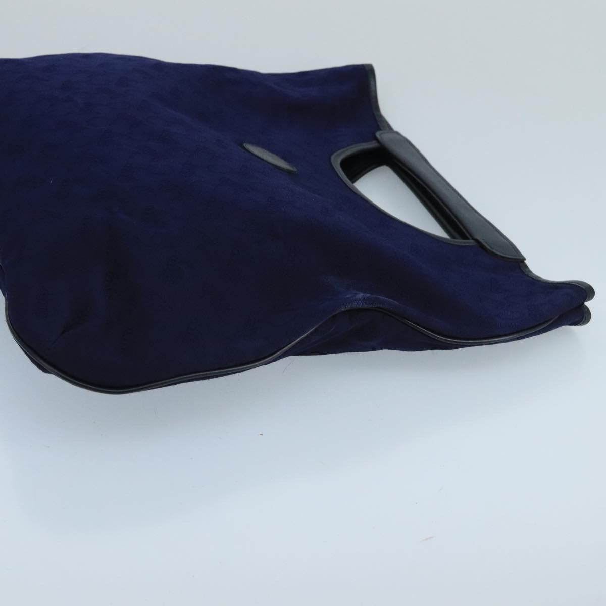 Celine C Macadam Handbag Canvas, NAVY, CANVAS, Handbag