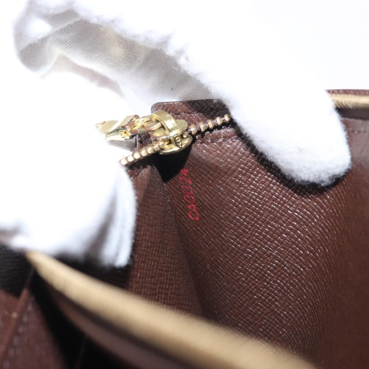 Louis Vuitton Sarah Wallet NM Damier, BROWN, CANVAS, Wallets