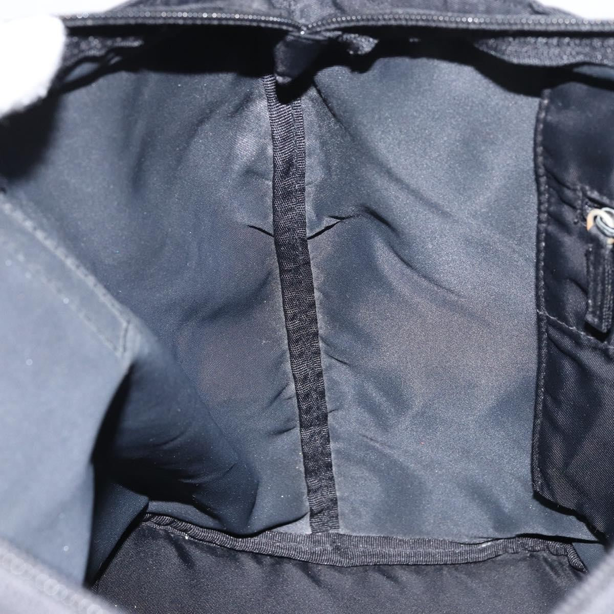 Prada Vintage Zip Tote Tessuto, BLACK, NYLON, Tote bag