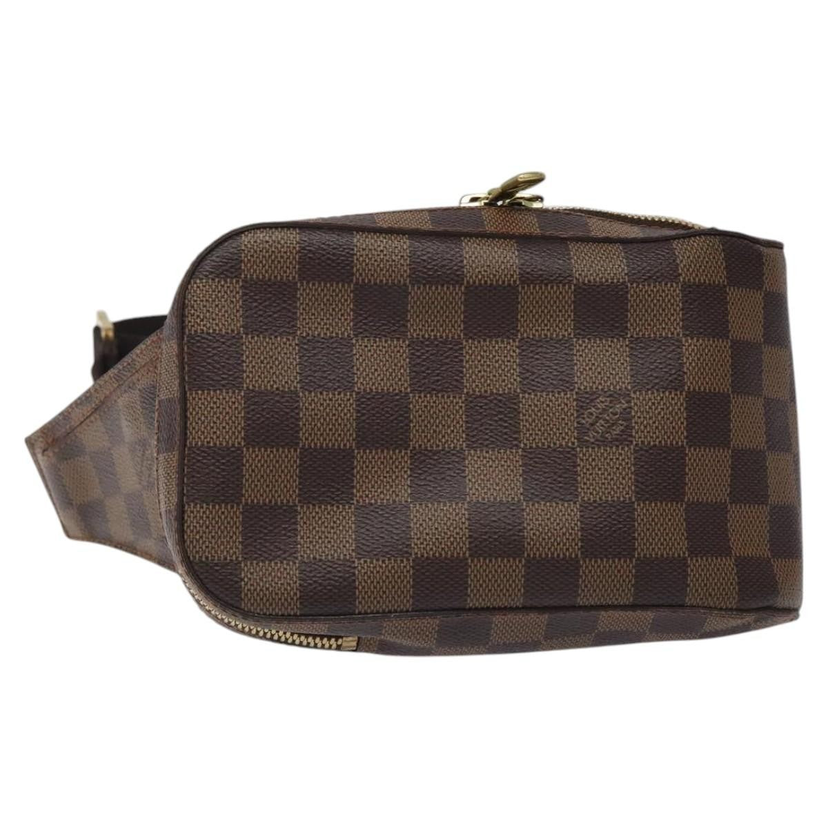 Louis Vuitton Geronimos Waist Bag Damier, BROWN, CANVAS, Clutche & pouche