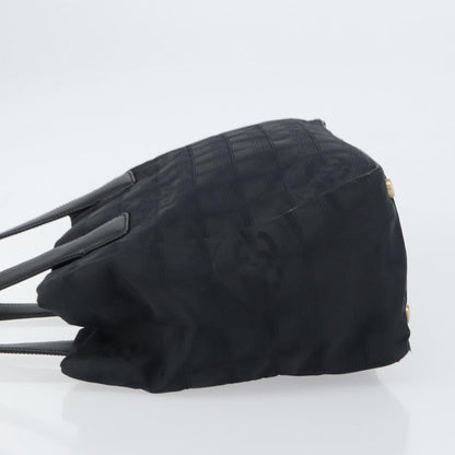 Chanel Travel Line Tote Nylon, BLACK, NYLON, Tote bag
