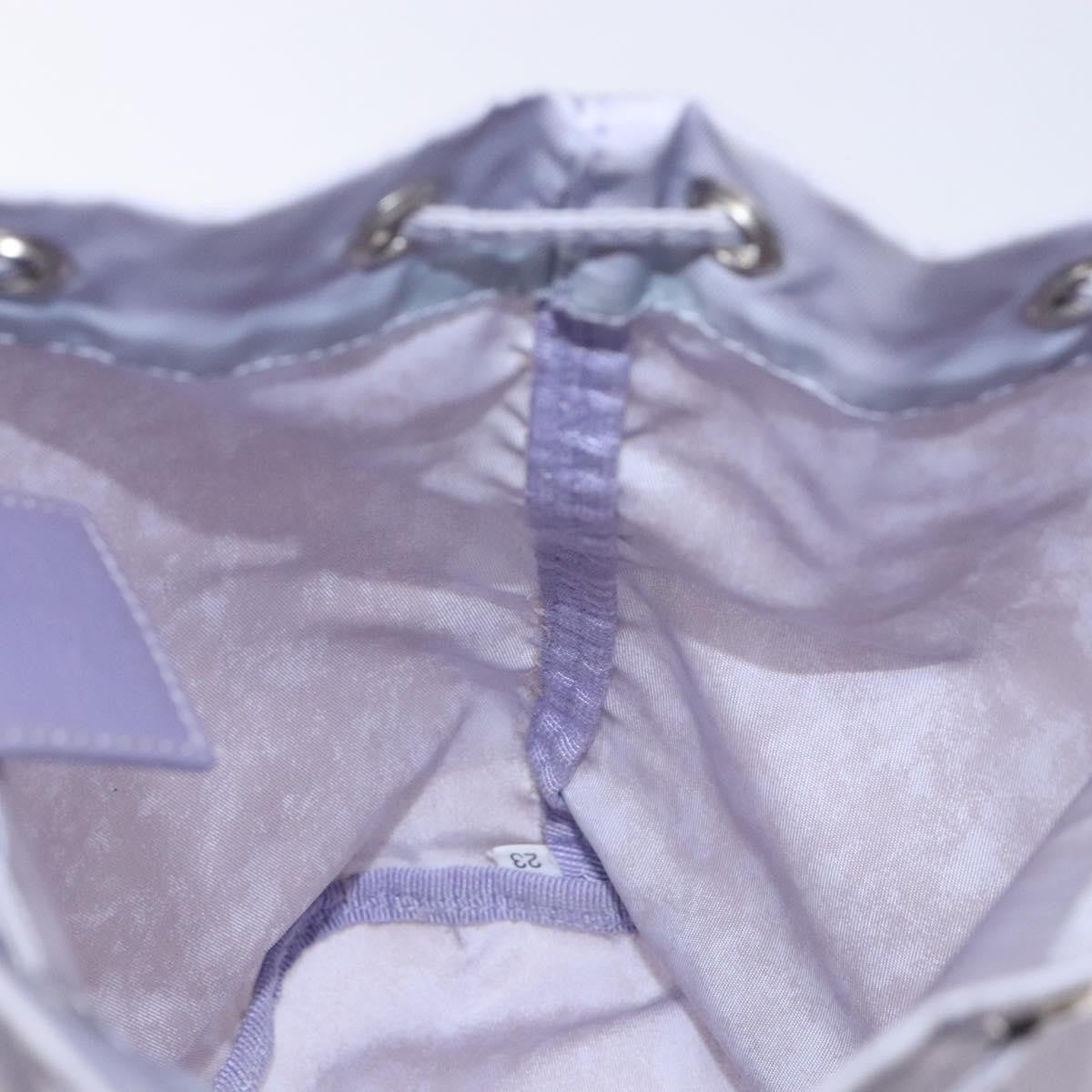 Prada Vela Drawstring Bucket Pouch Tessuto, PURPLE, NYLON, Clutche & pouche