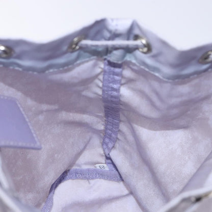 Prada Vela Drawstring Bucket Pouch Tessuto, PURPLE, NYLON, Clutche & pouche